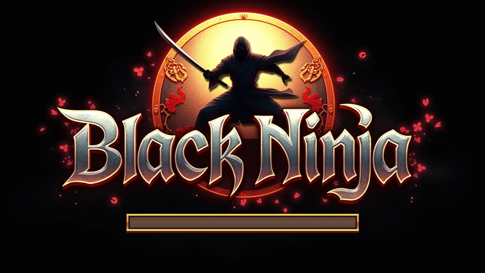 Black Ninja Casino Social Slots Game Interface